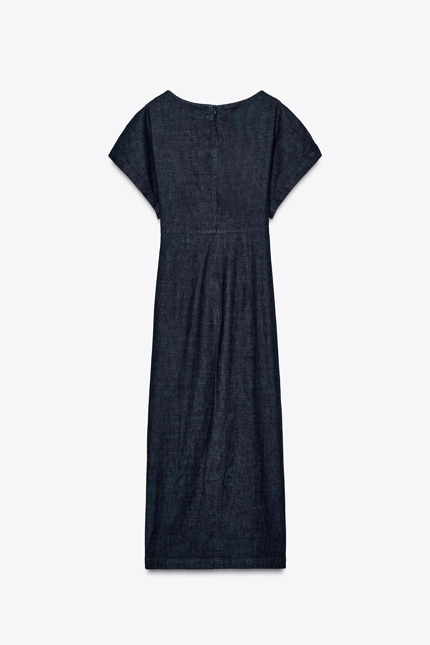 DRAPED MIDI DRESS Product Image