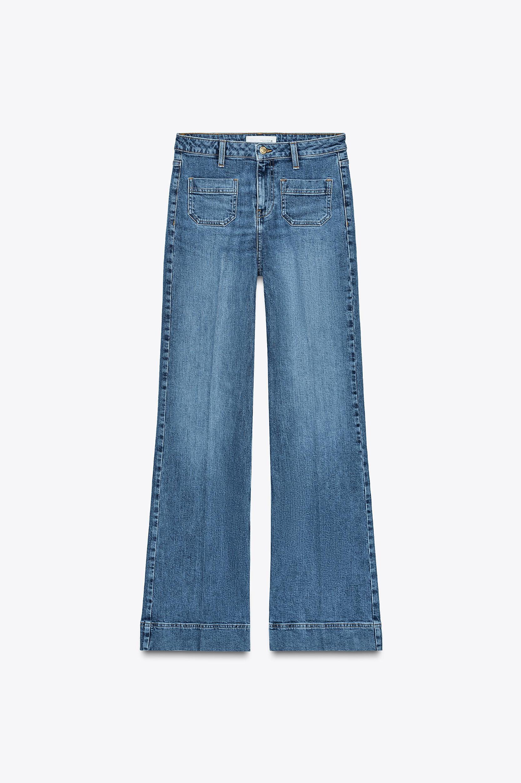 Z1975 HIGH-WAIST PATCH POCKET JEANS Product Image