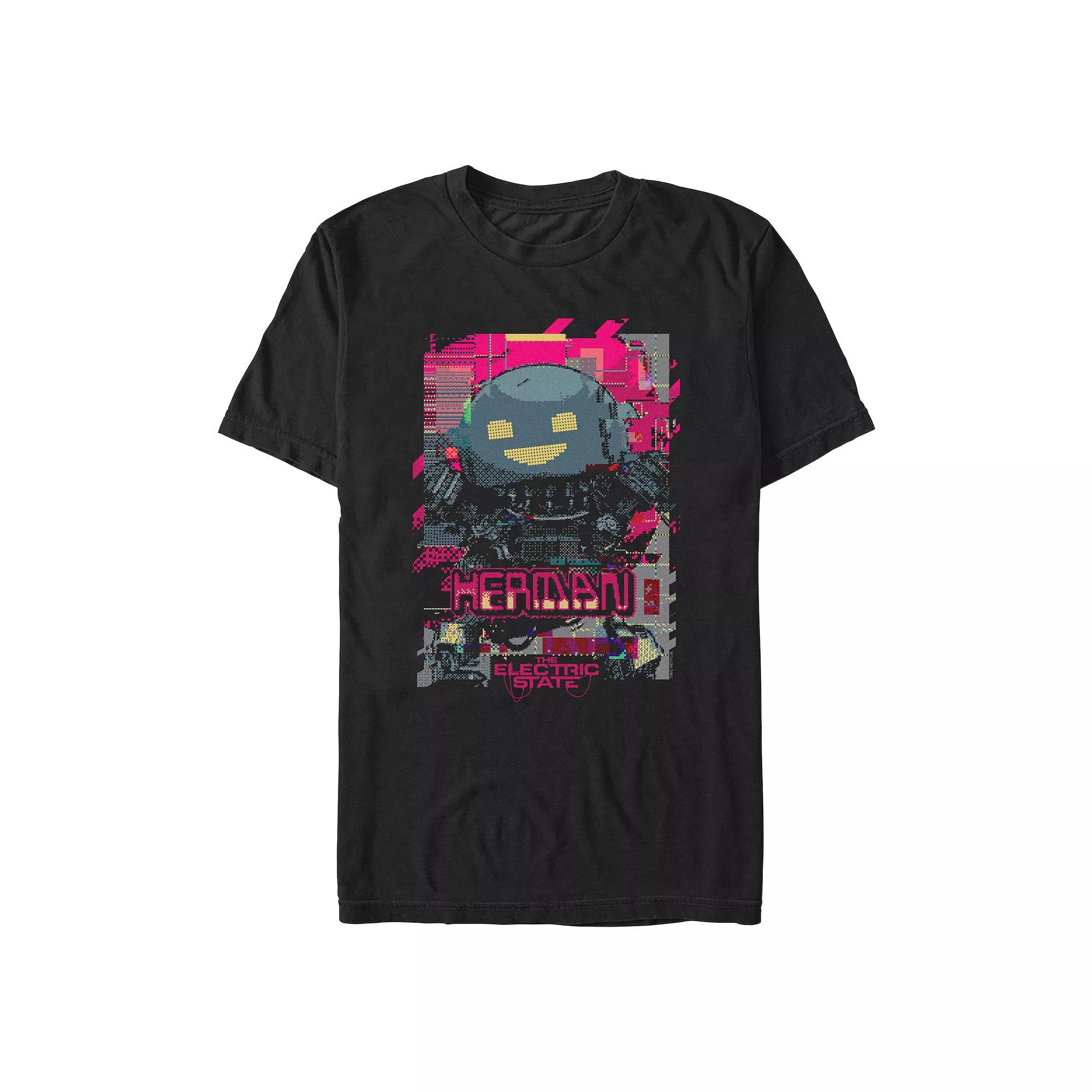 Big & Tall The Electric State Herman Poster Graphic Tee, Men's, Size: XXL Tall, Black Product Image