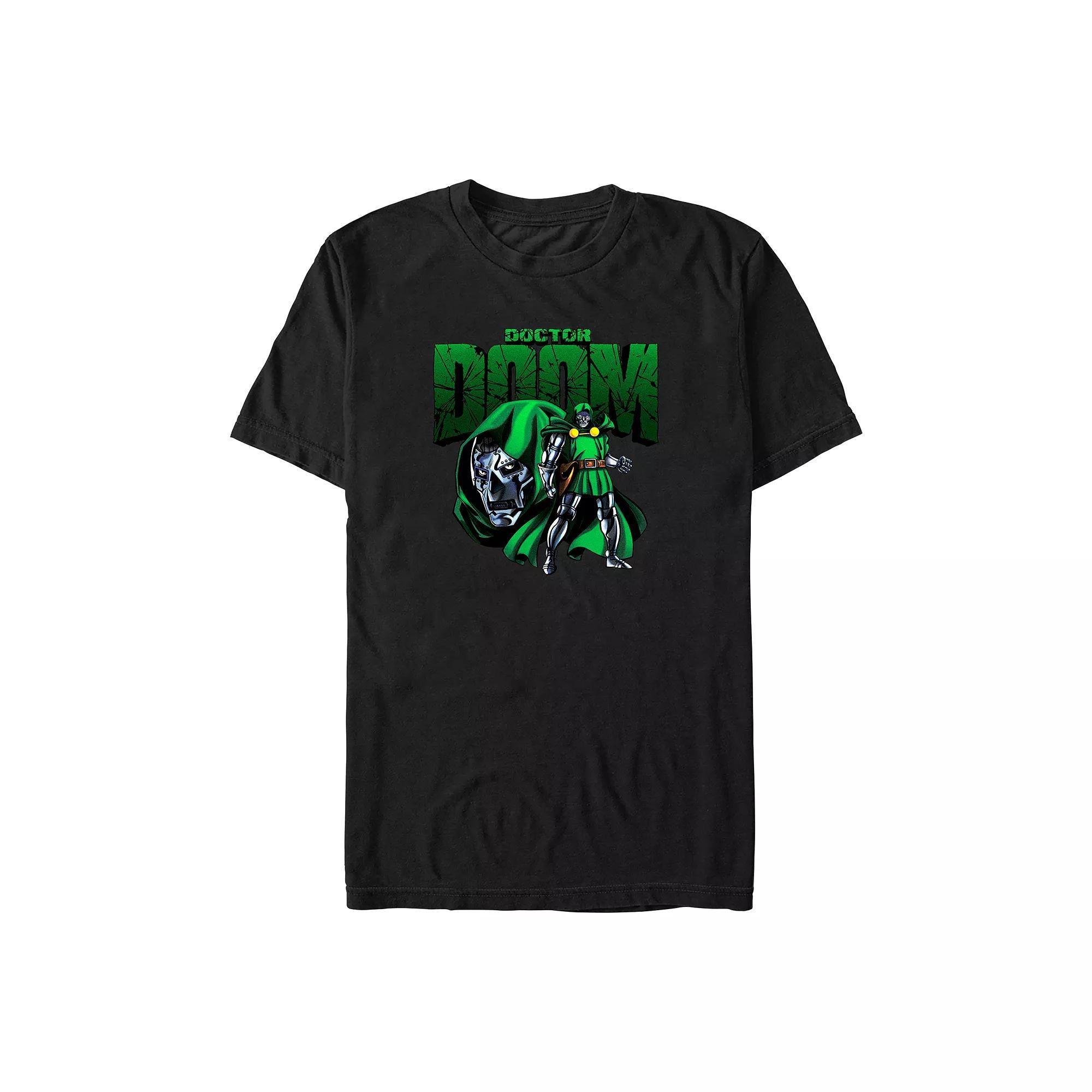 Big & Tall Marvel Fantastic Four Doctor Doom Graphic Tee, Men's, Size: 4XL Tall, Black Product Image