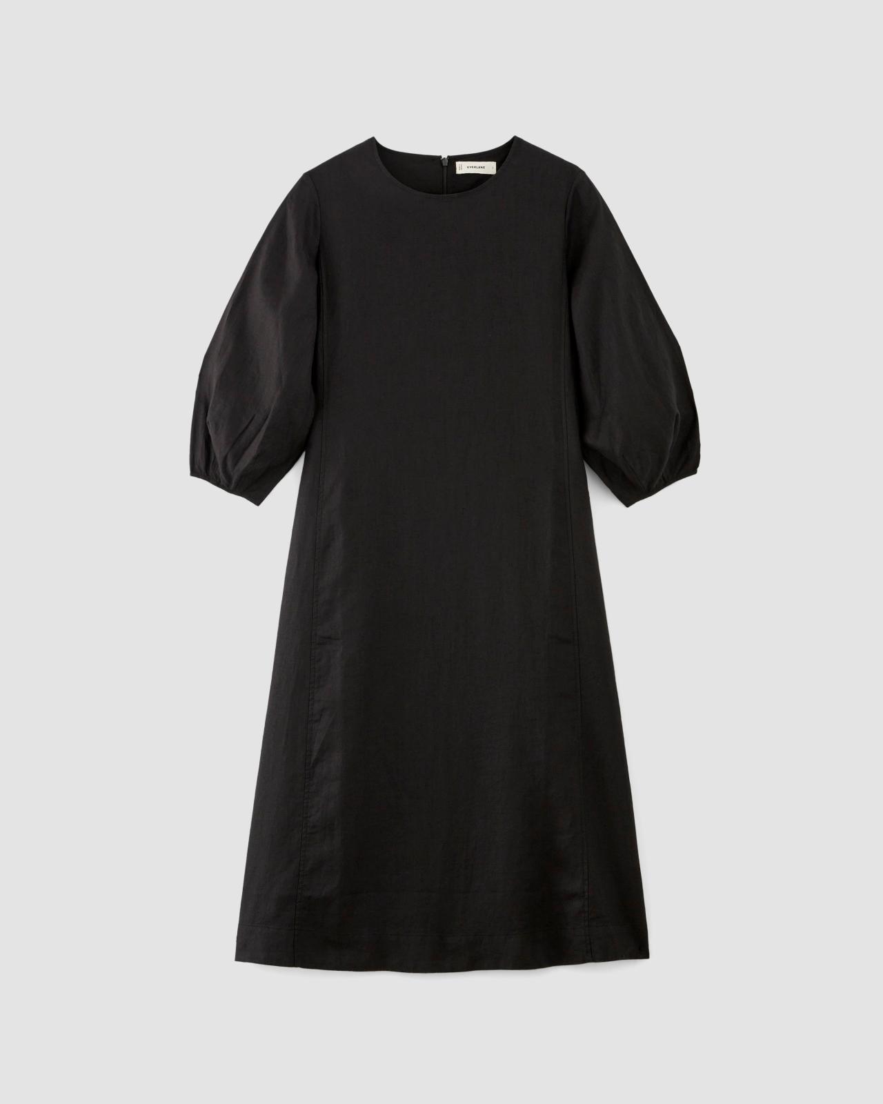 The Linen A-Line Midi Dress Product Image