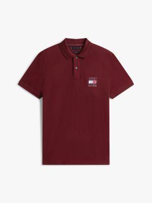 Regular Fit 1985 Flag Graphic Pique Polo Product Image