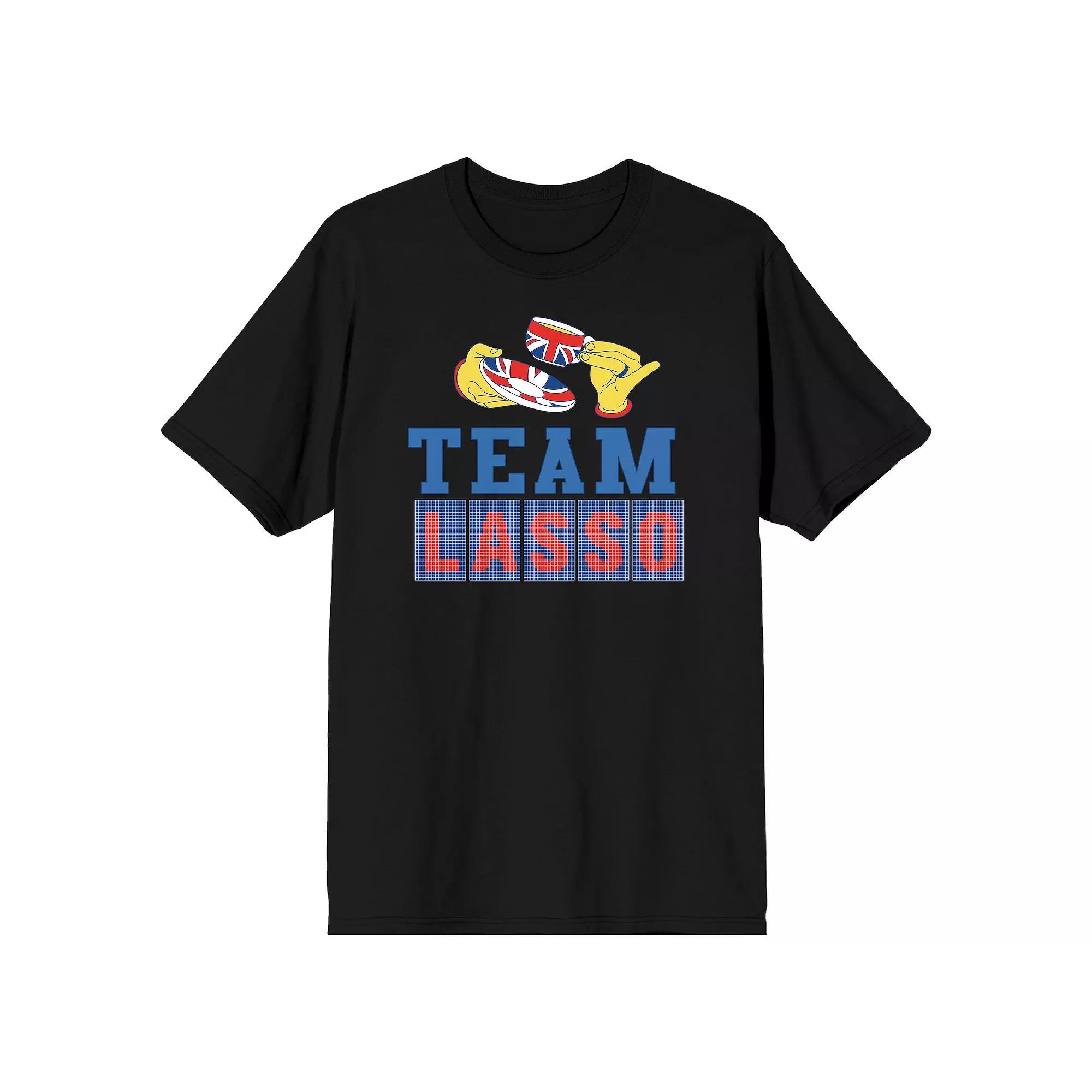 Men's Ted Lasso Team Lasso Tea Tee, Size: Small, Black Product Image