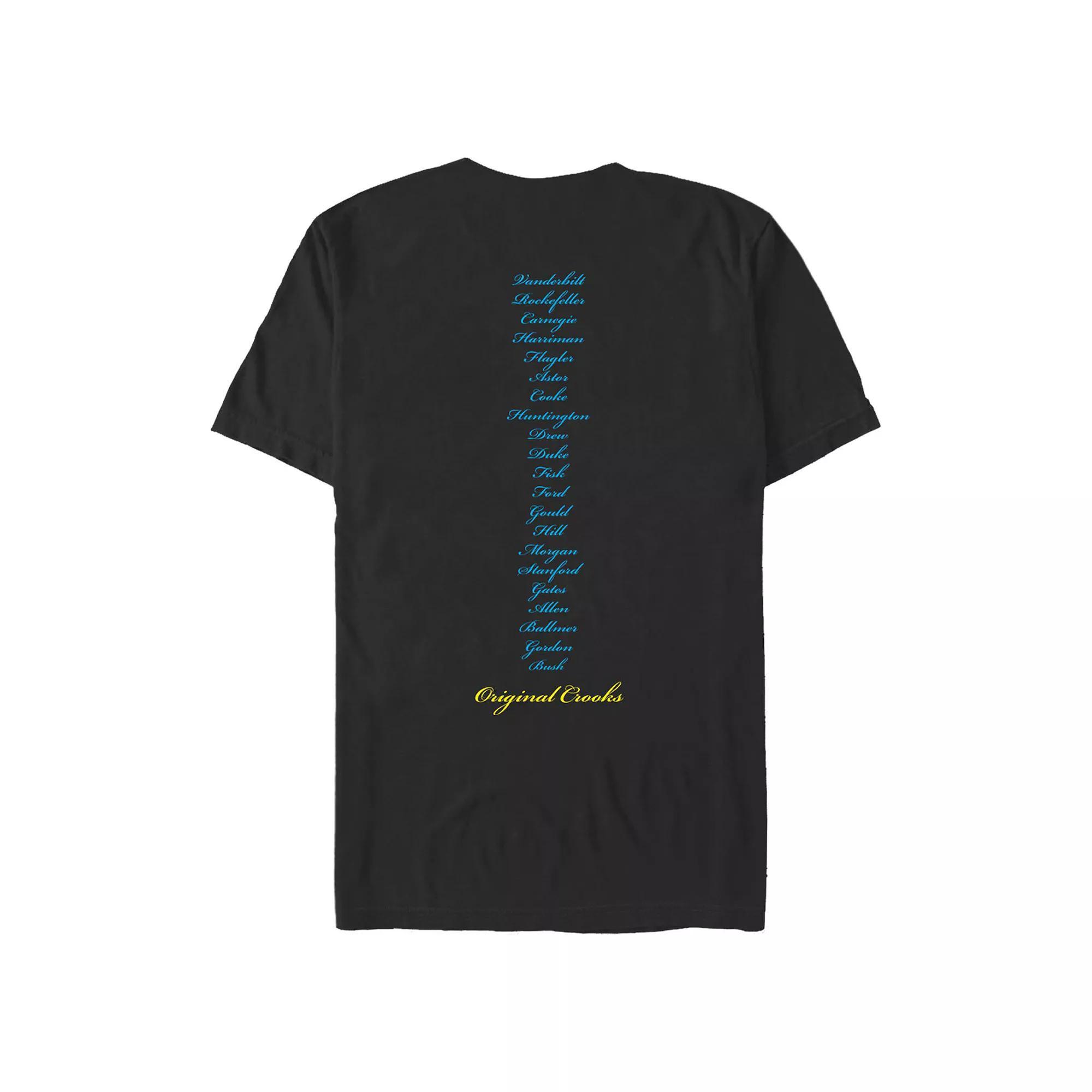 Men's Crooks And Castle The Robber Barons Graphic Tee, Size: XL, Black Product Image