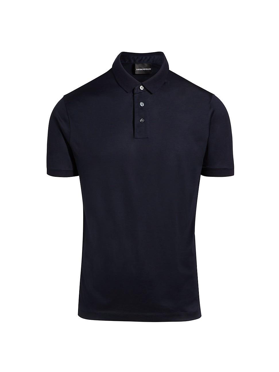 Mens Solid Polo Shirt Product Image