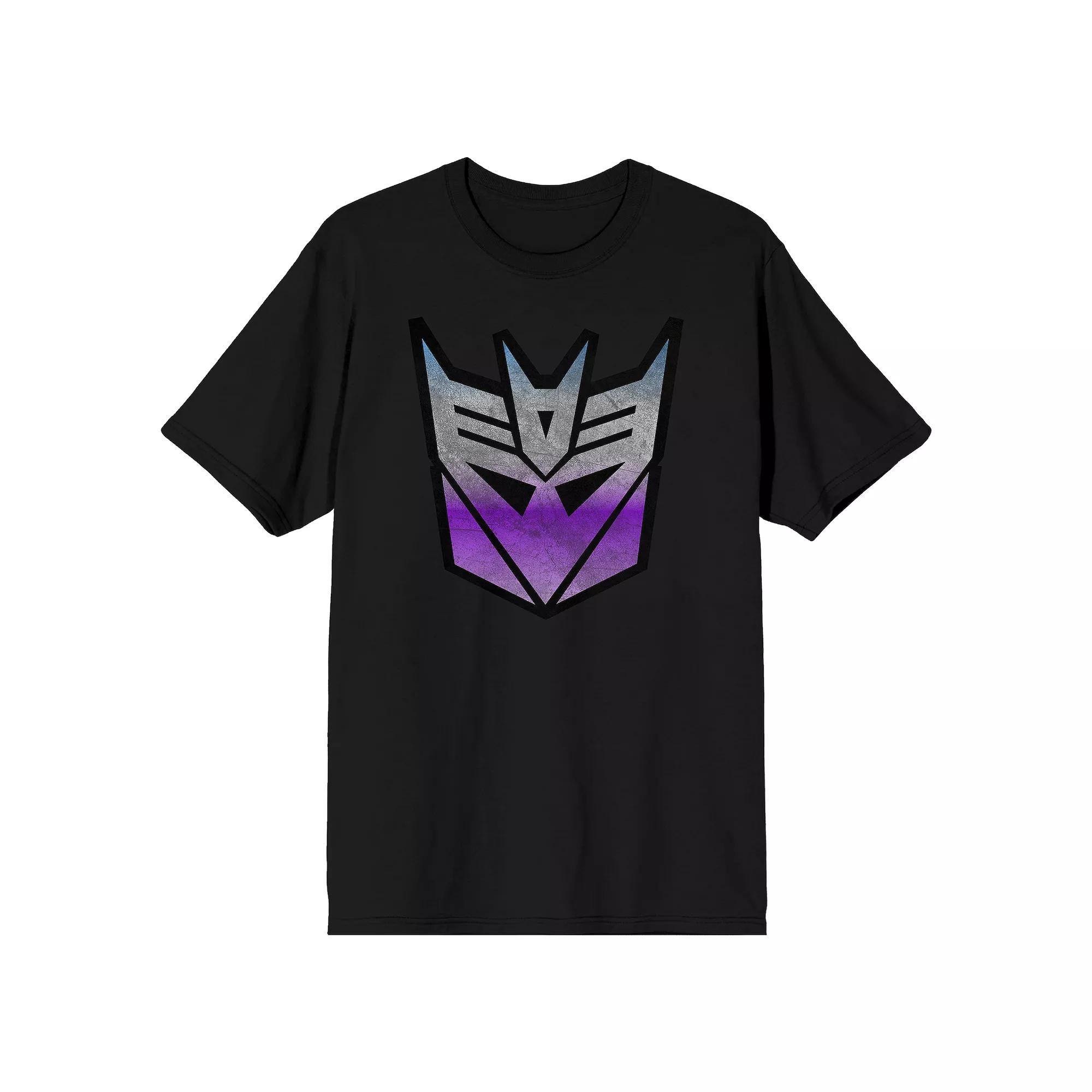Mens Transformers Decepticons Short Sleeve Graphic T-Shirt Product Image