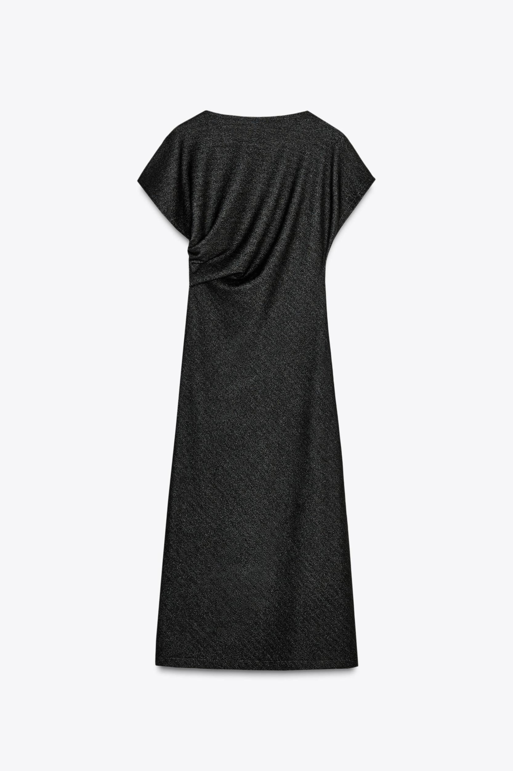 DRAPED MIDI DRESS Product Image