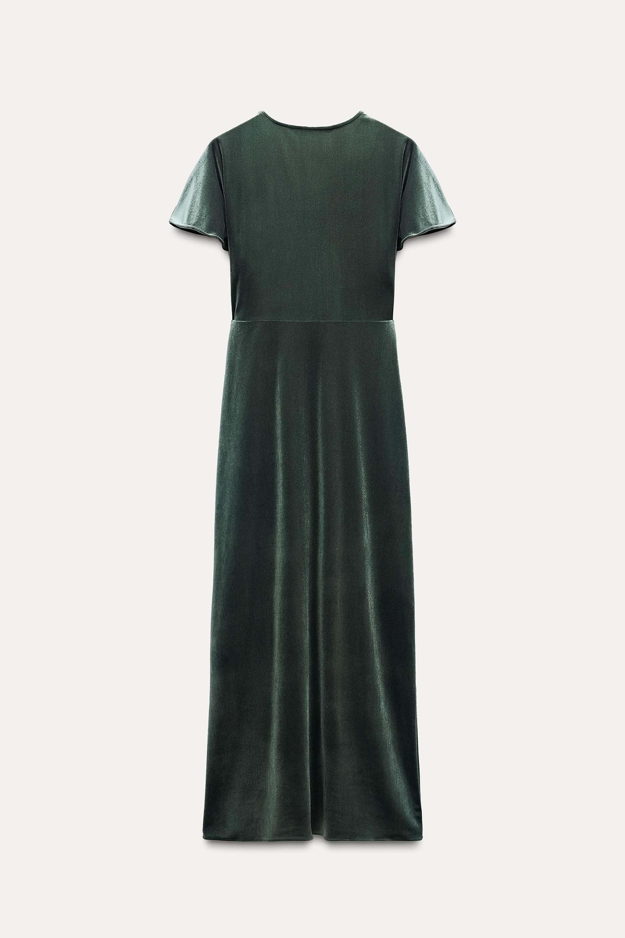 VELVET MIDI DRESS Product Image