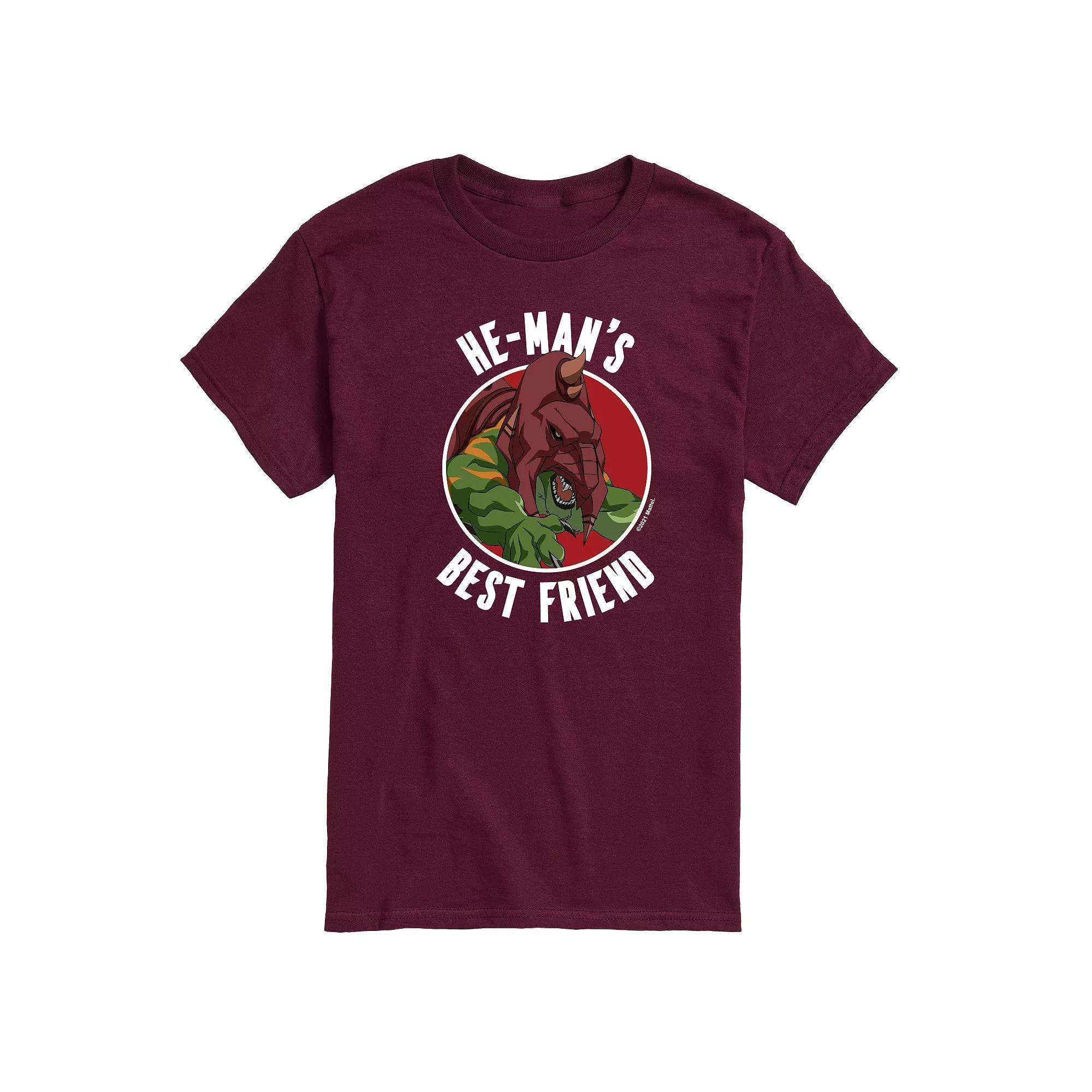 Mens He-Man Masters of the Universe Graphic Tee Red Product Image