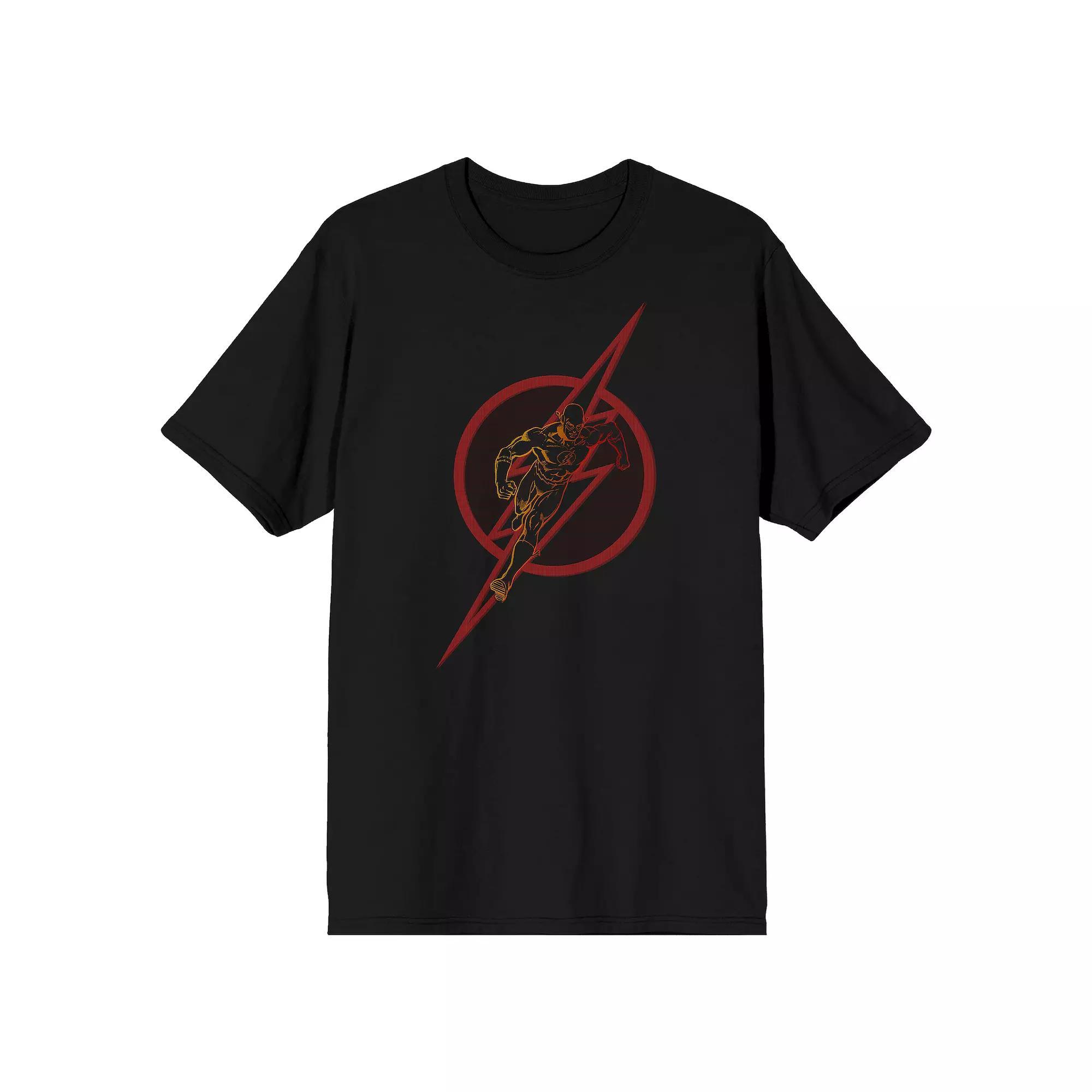 Men's Flash Superhero Running Tee, Size: XXL, Black Product Image