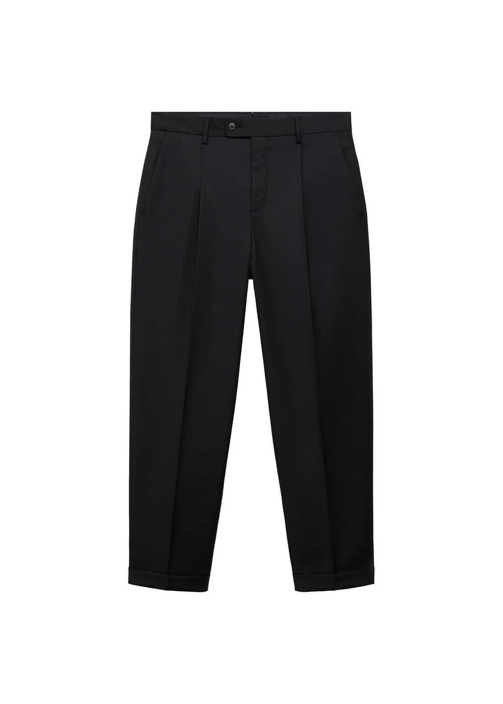 Regular fit suit trousers - Men | MANGO USA Product Image