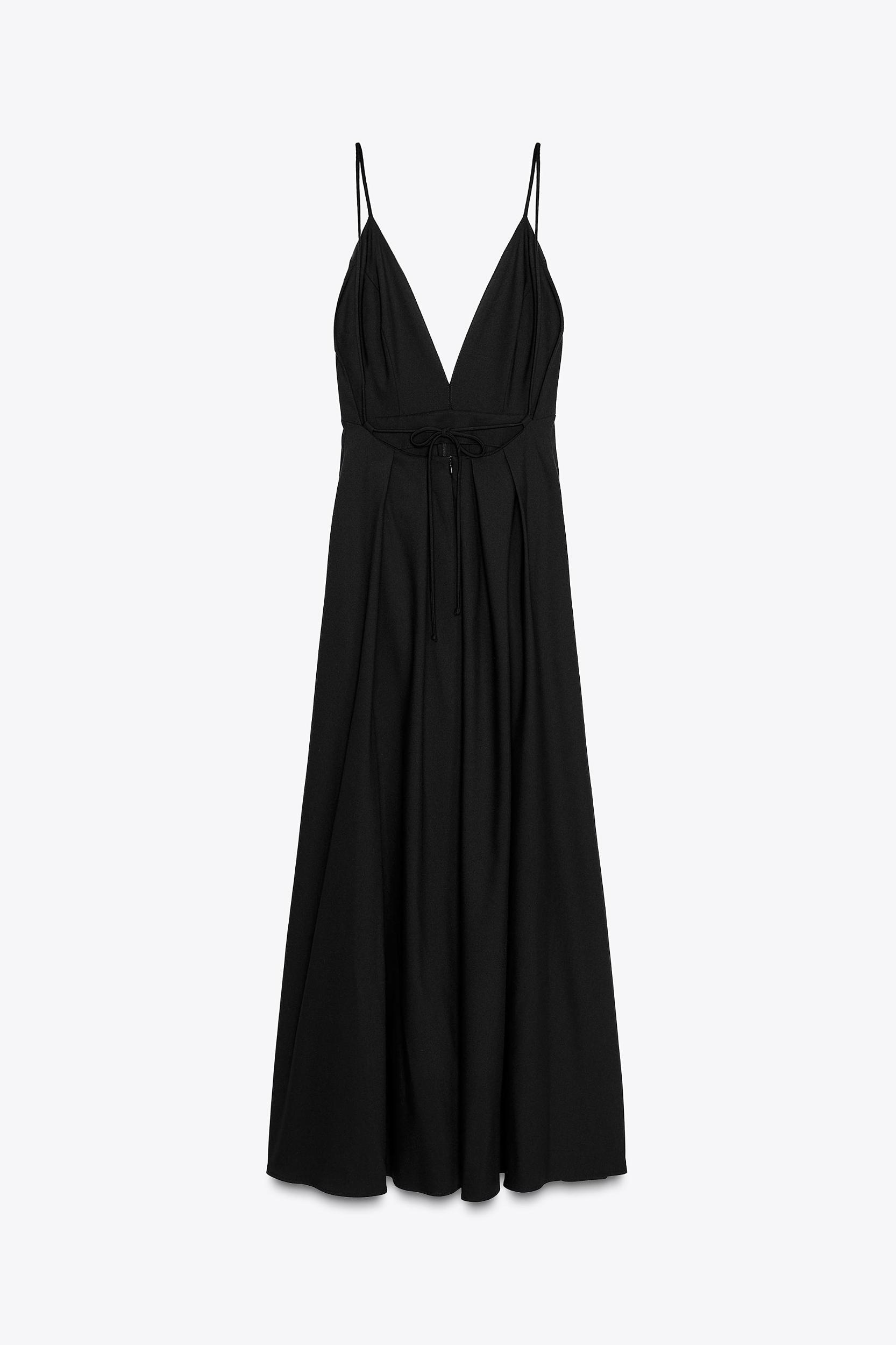 ZW COLLECTION LONG DRESS WITH TIES Product Image
