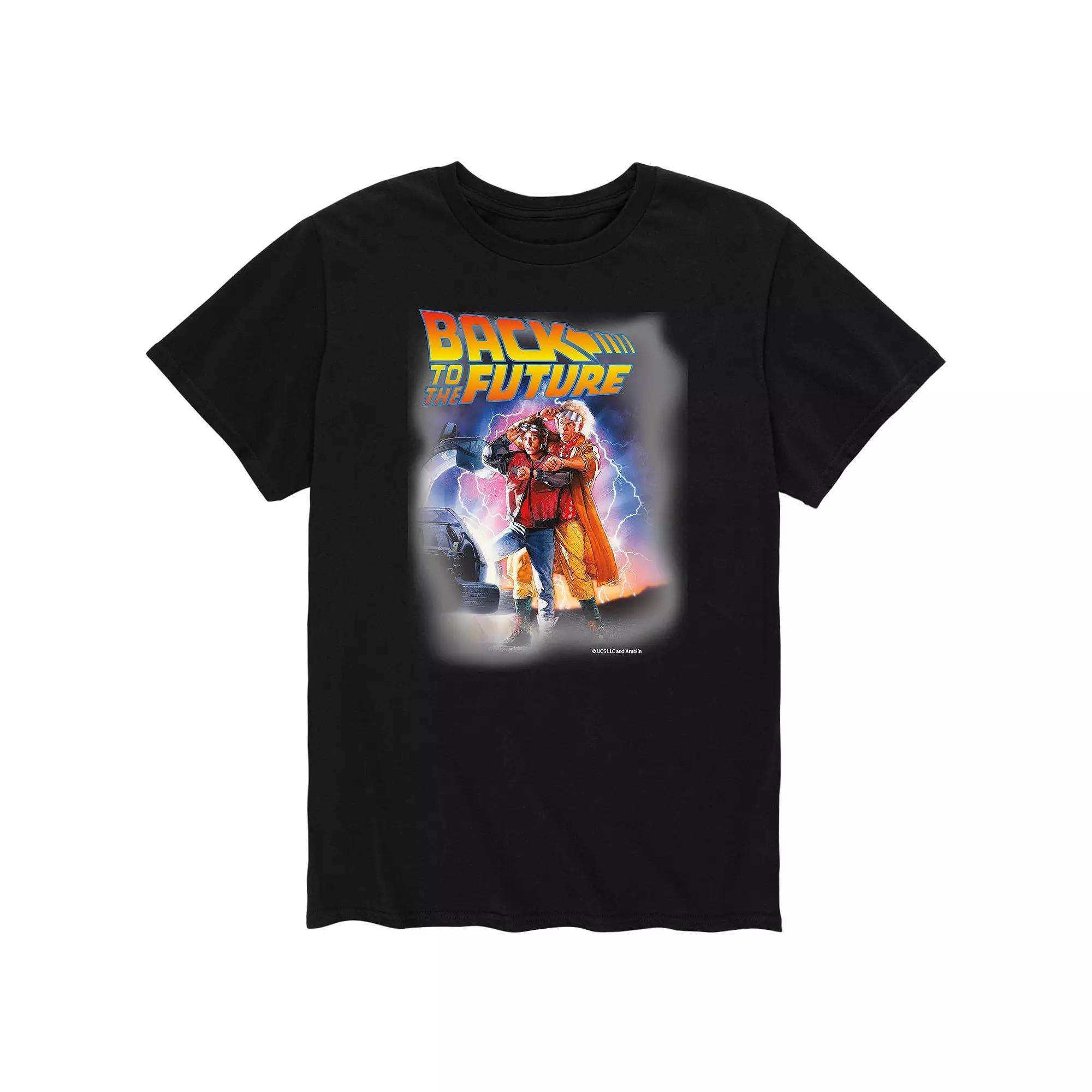 Big & Tall Back to the Future Marty And Doc Graphic Tee, Mens Product Image