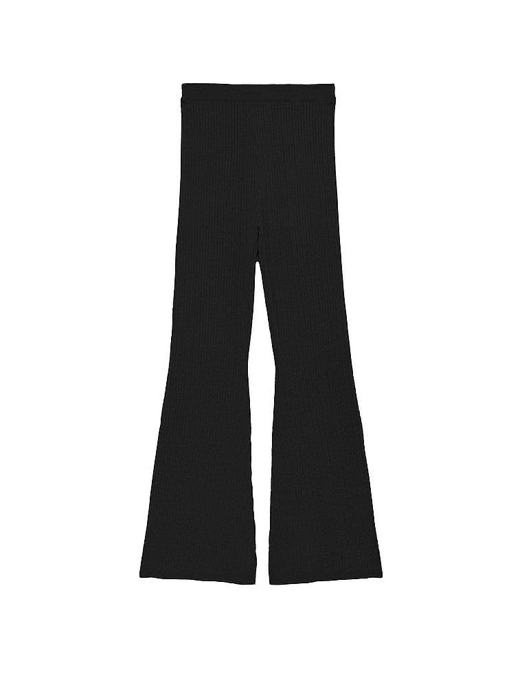 Luxe Cable-Knit Flare Lounge Pants Product Image