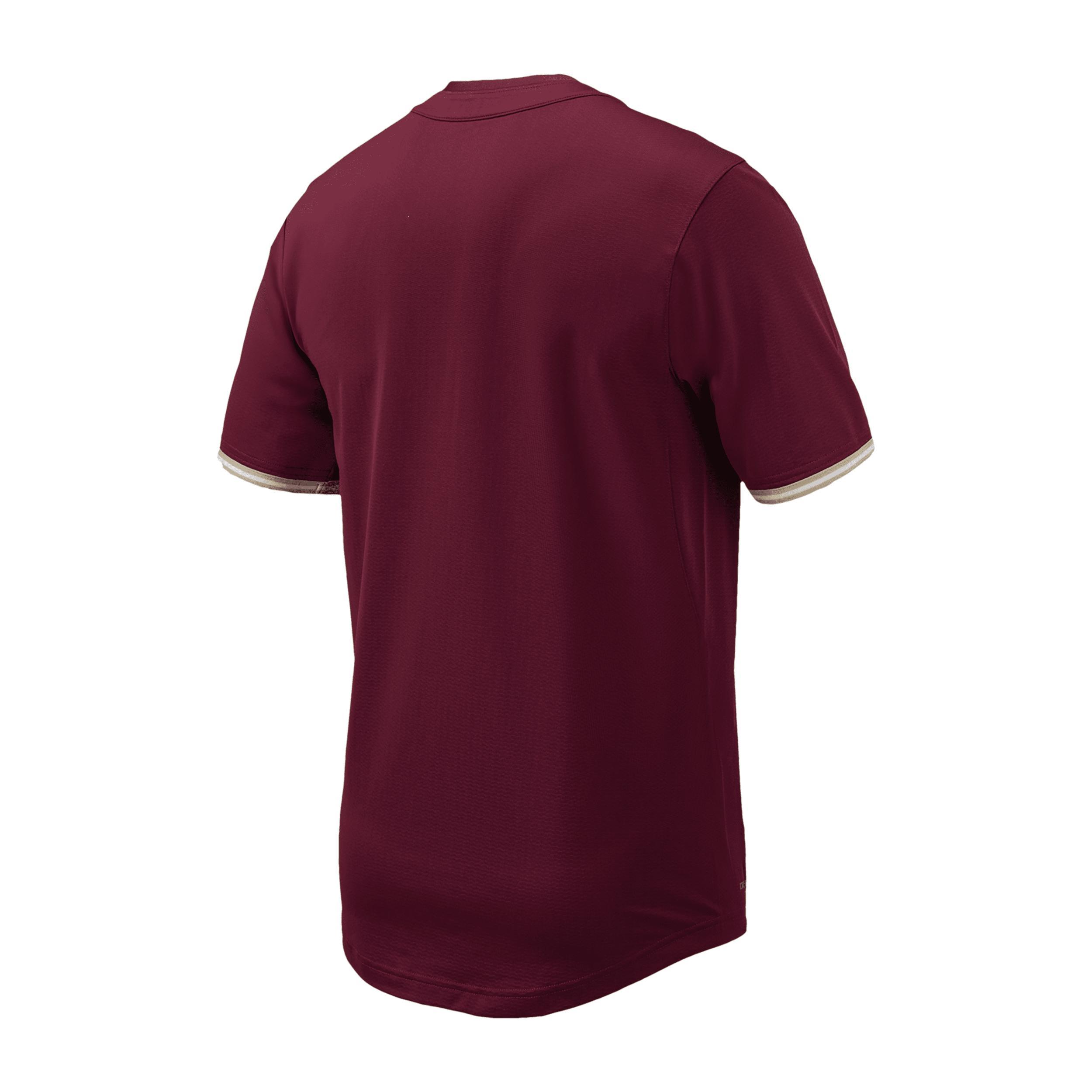 Nike Mens Florida State Seminoles Replica Full-Button Baseball Jersey - Garnet Product Image