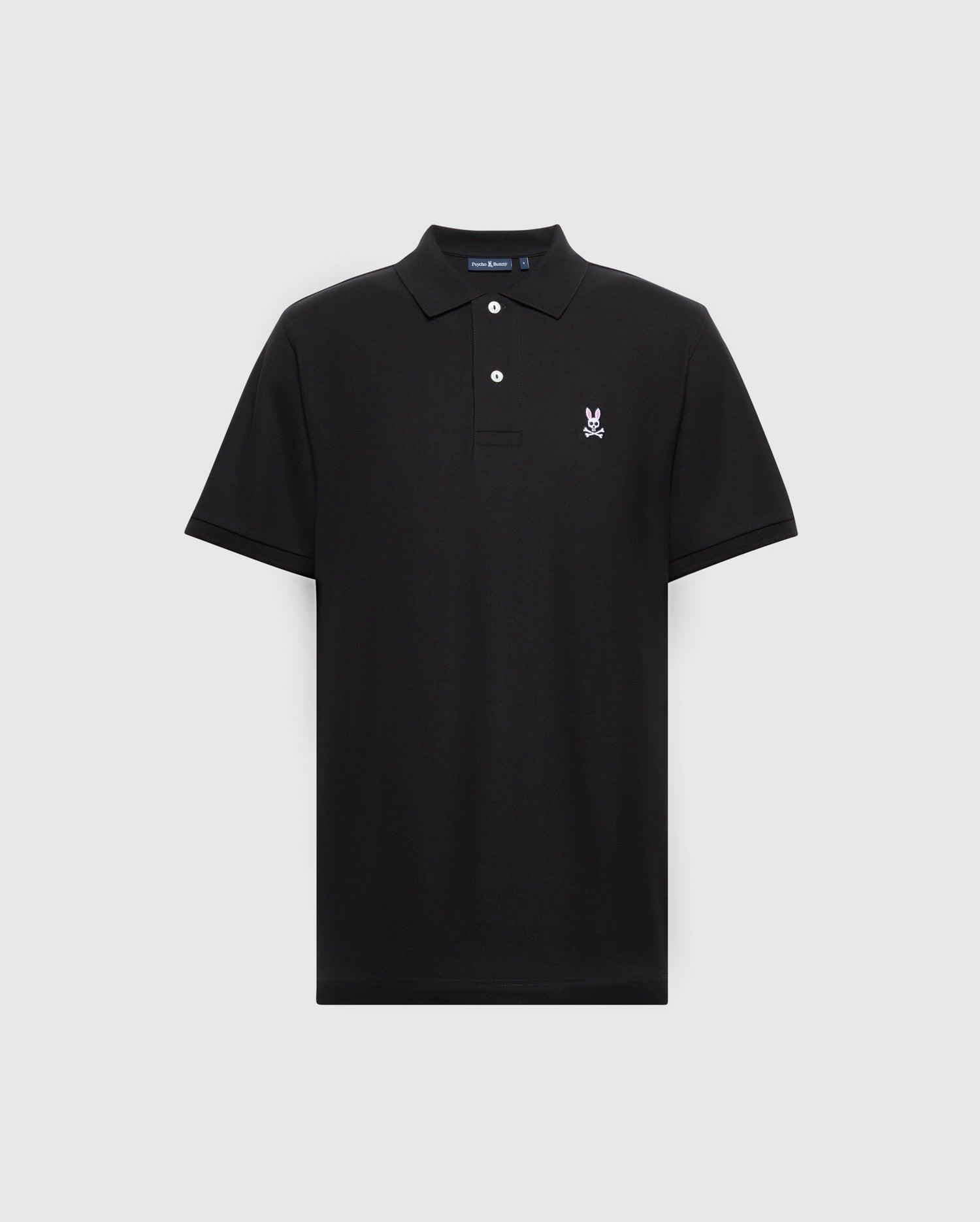 Men's Big And Tall Classic Pique Polo Shirt 001 BLACK / 4XLT Product Image
