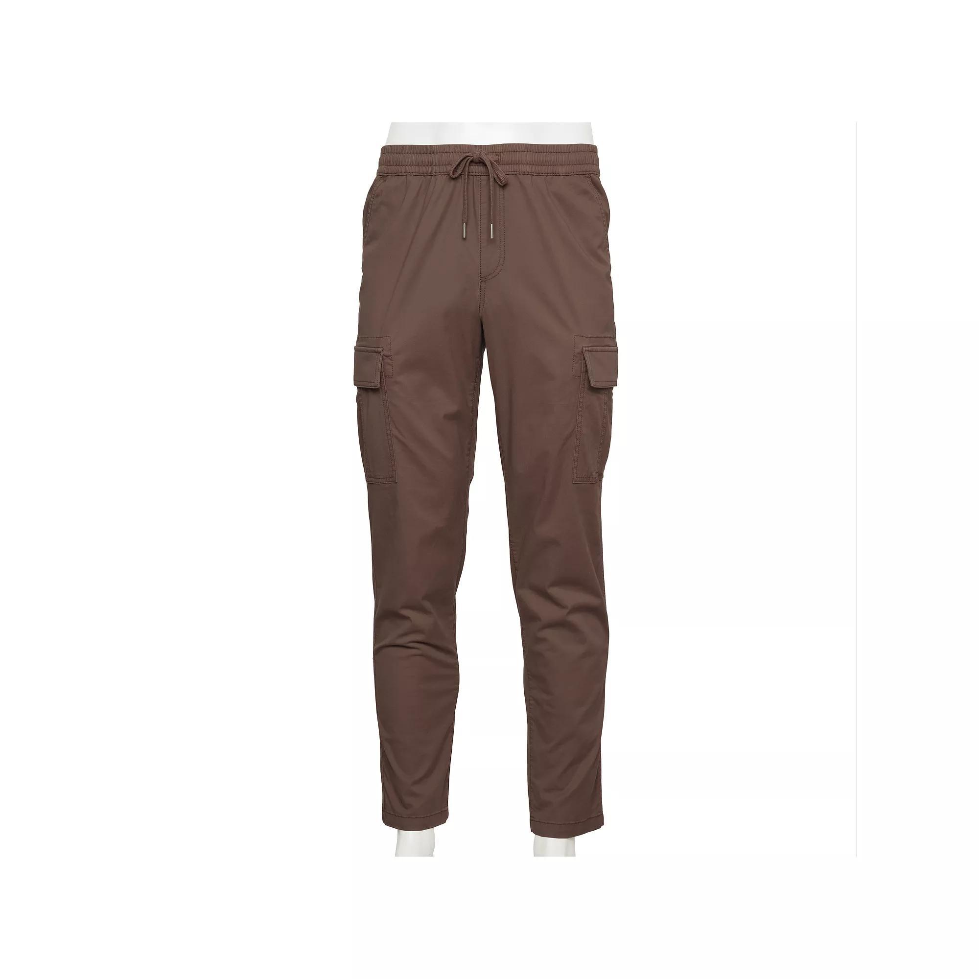 Men's Sonoma Goods For Life® Pull-on Cargo Pants, Size: XL, Brown Product Image