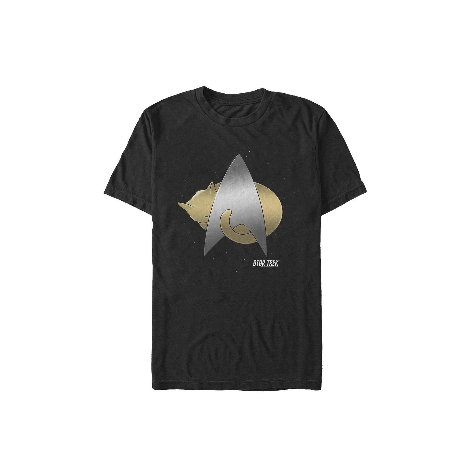 Men's Star Trek Boldly Nap Tee, Size: XXL, Black Product Image