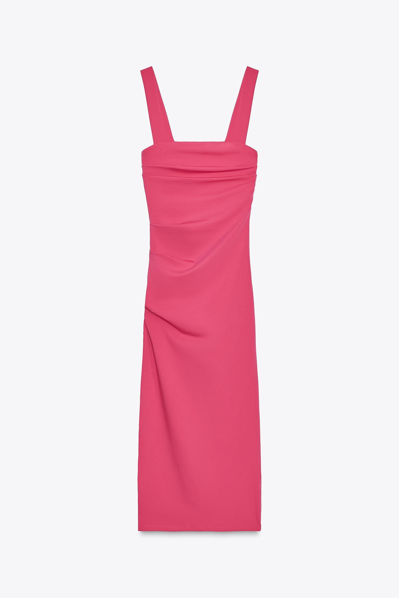 PLEATED MIDI DRESS Product Image