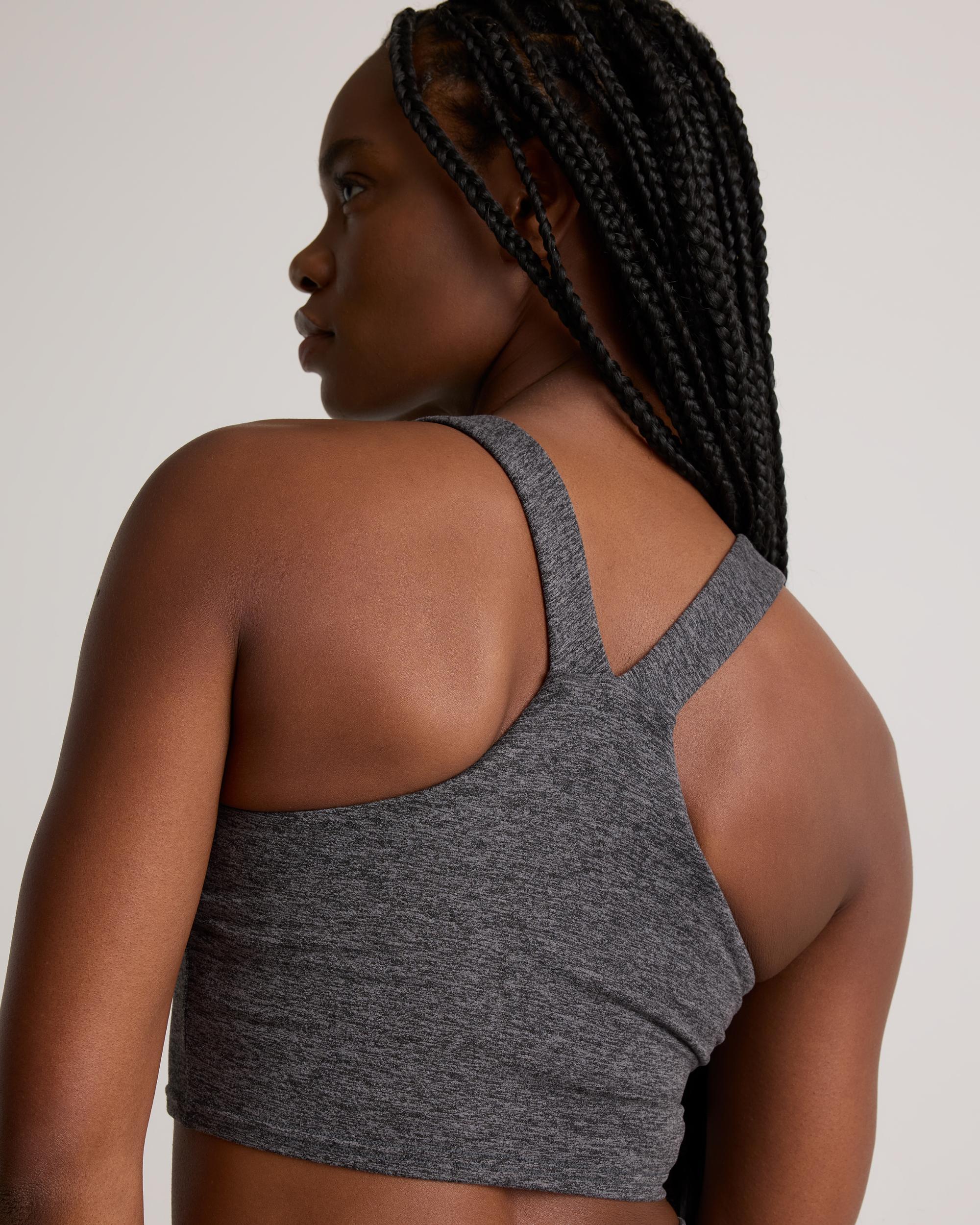 Quince | Women's Super Soft Performance Cropped Tank Top Flowknit Activewear, Size XS, Recycled Polyester Product Image