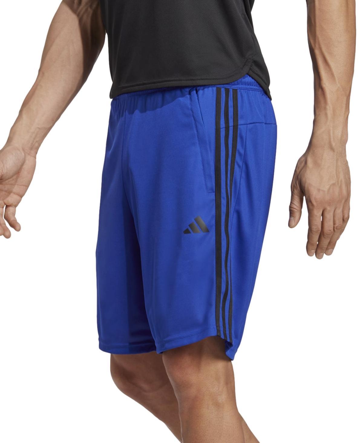 Big & Tall adidas Train Essentials Piqu 3-Stripes Training Shorts, Mens Product Image
