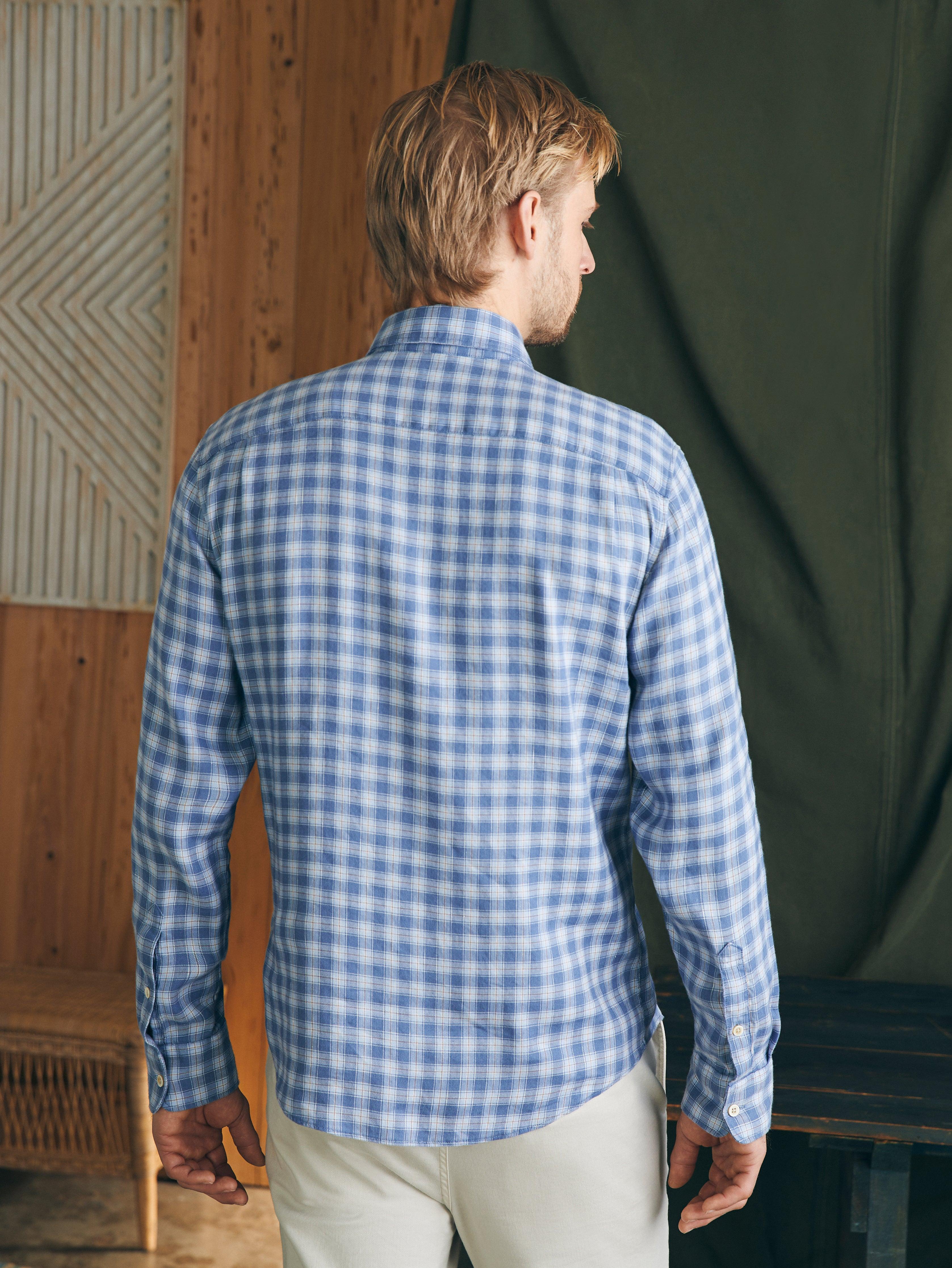 Weekend Blend Shirt - Rockville Blue Plaid Male Product Image