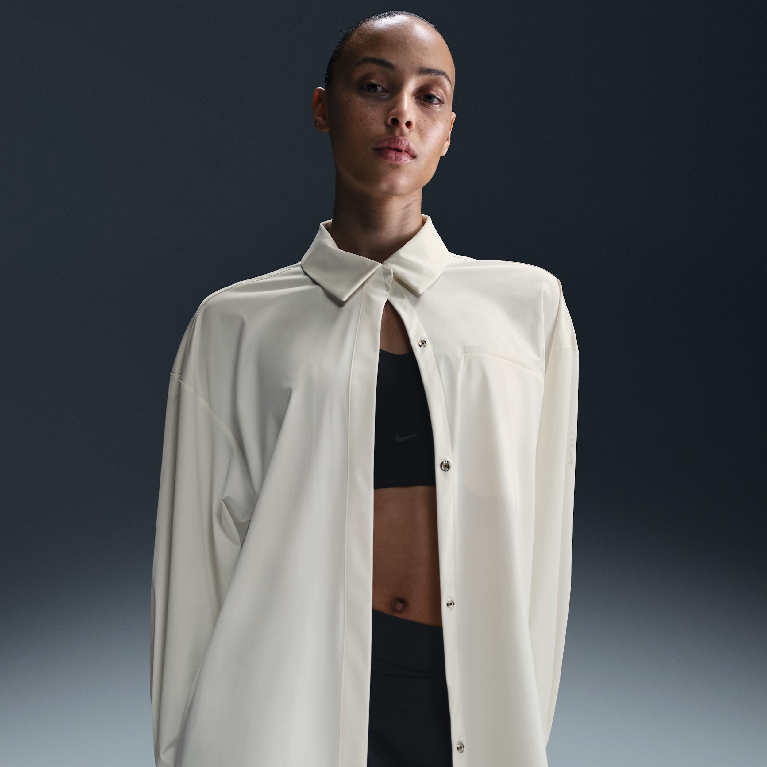 Nike 24.7 PerfectStretch Women's Dri-FIT Oversized Long-Sleeve Shirt Product Image