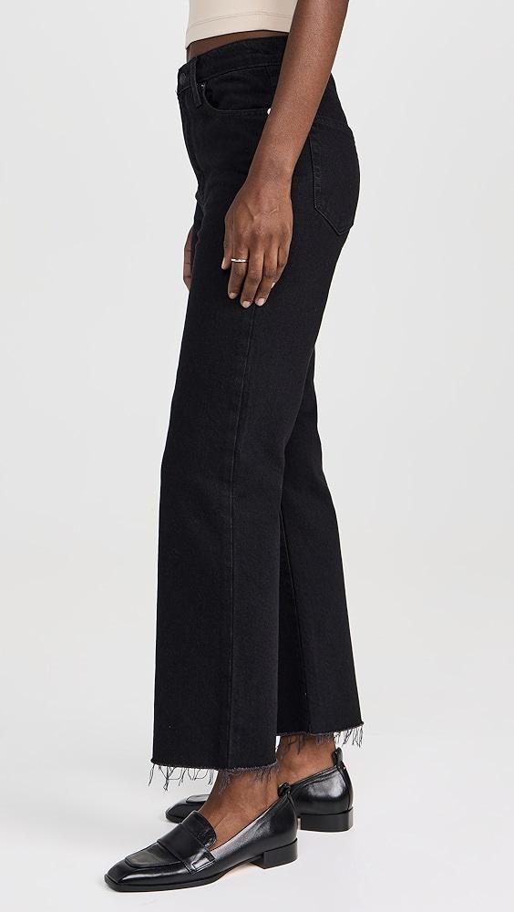 FRAME Le Jane Crop Raw Fray Jeans | Shopbop Product Image