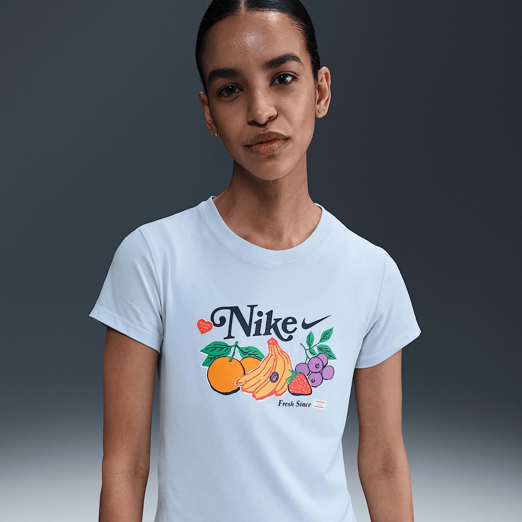 Women's Nike Sportswear Chill Knit Slim Cropped T-Shirt Product Image