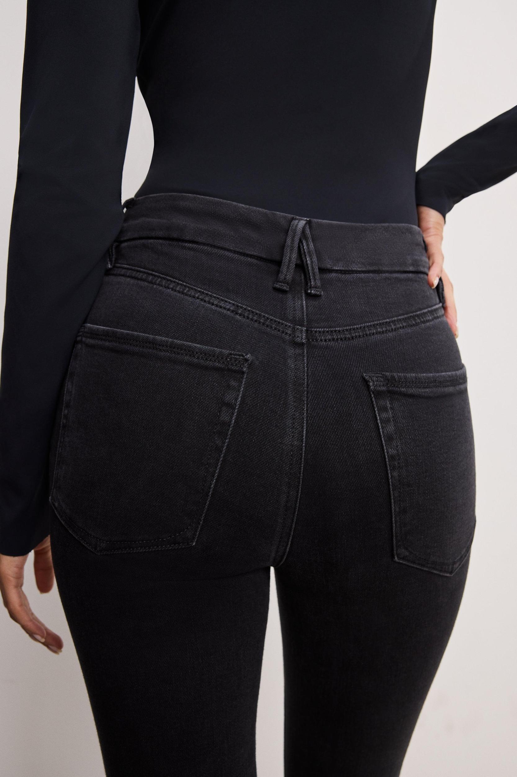 SOFT-TECH GOOD WAIST SKINNY JEANS | BLACK343 Product Image