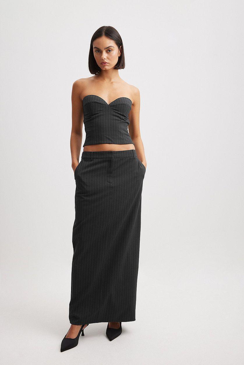 Striped Maxi Skirt Product Image