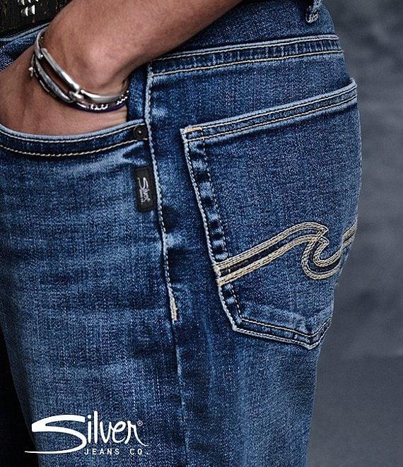 Silver Jeans Co. Gordie Relaxed Fit 12#double; Denim Bermuda Shorts Product Image