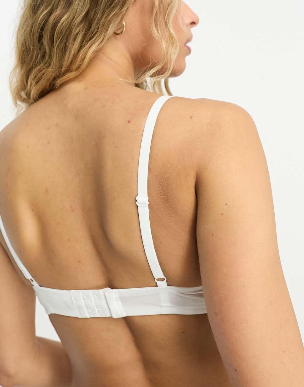 ASOS DESIGN microfiber molded push-up bra Product Image