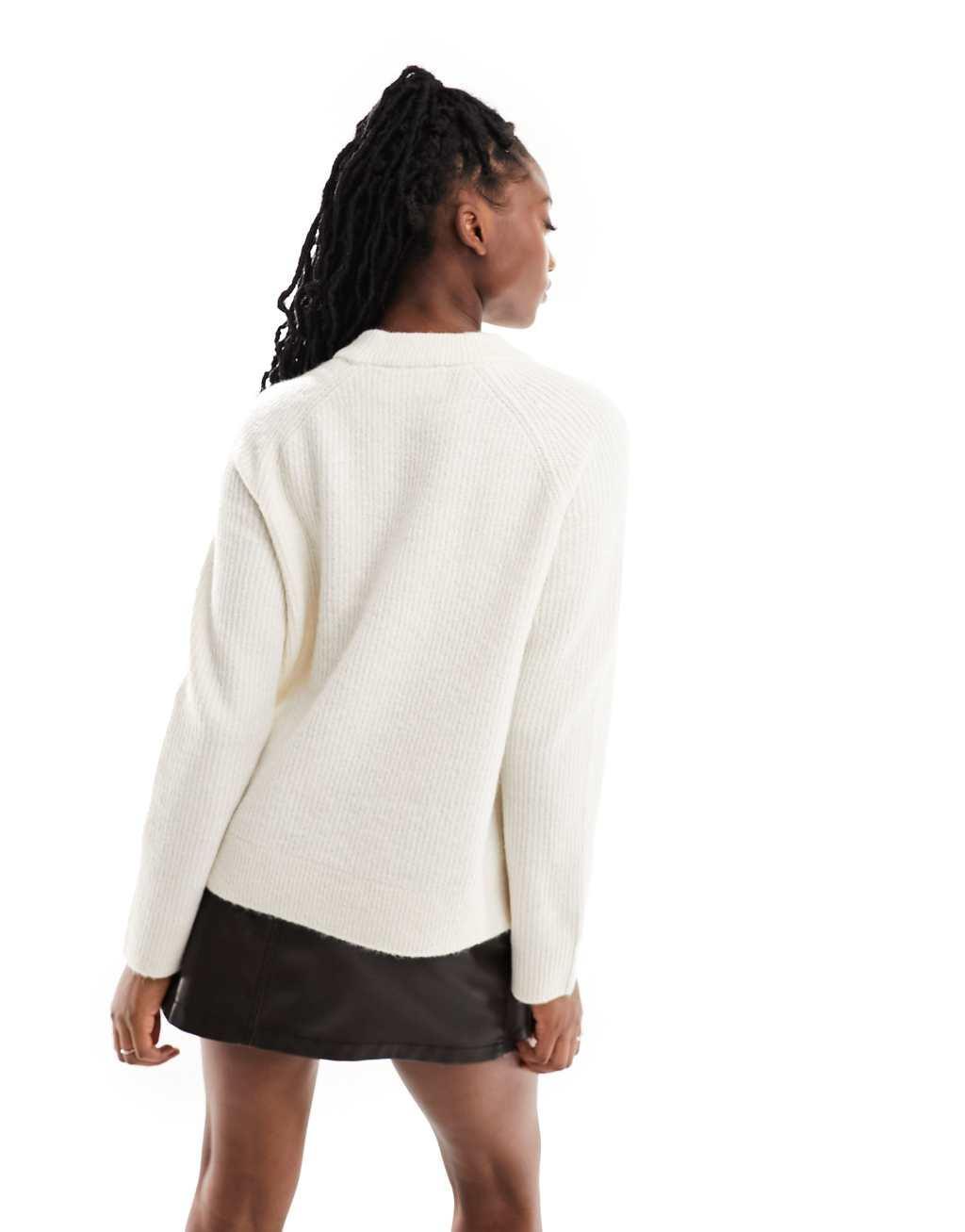 Selected Femme soft knit long sleeve sweater Product Image