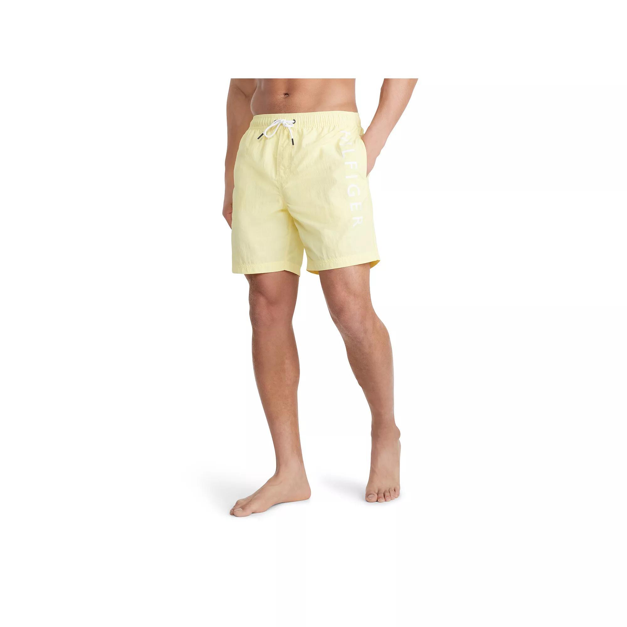 Mens Tommy Hilfiger 7 Logo Swim Trunks Product Image