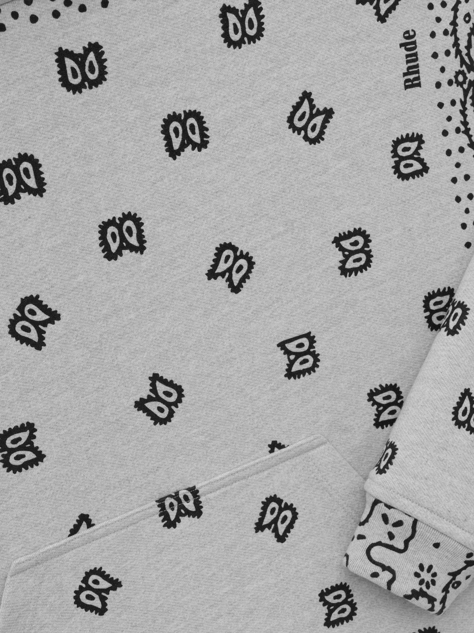 BANDANA PRINT HOODIE Male Product Image