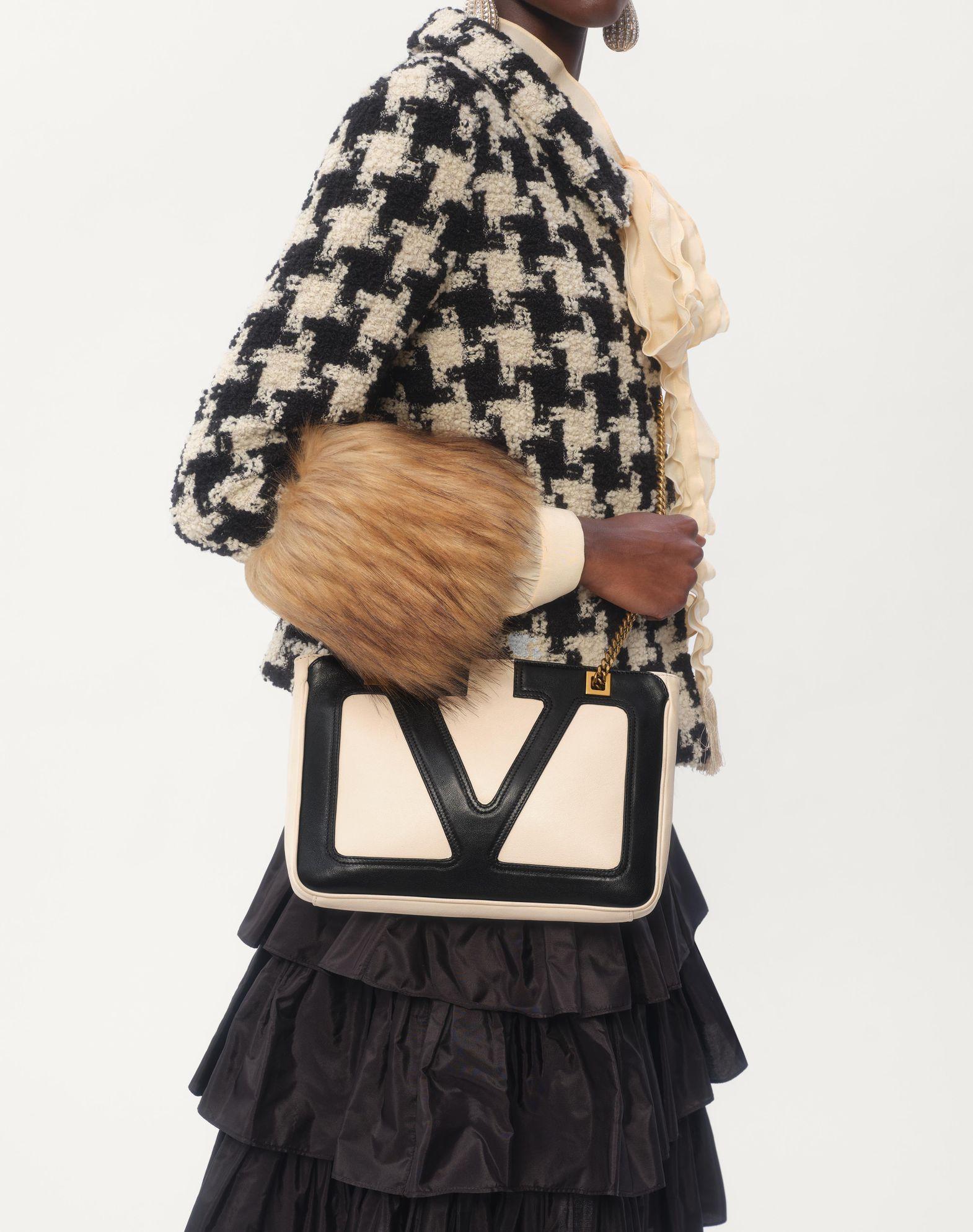 Valentino Garavani Viva Superstar Small Nappa Leather Shopping Bag Product Image
