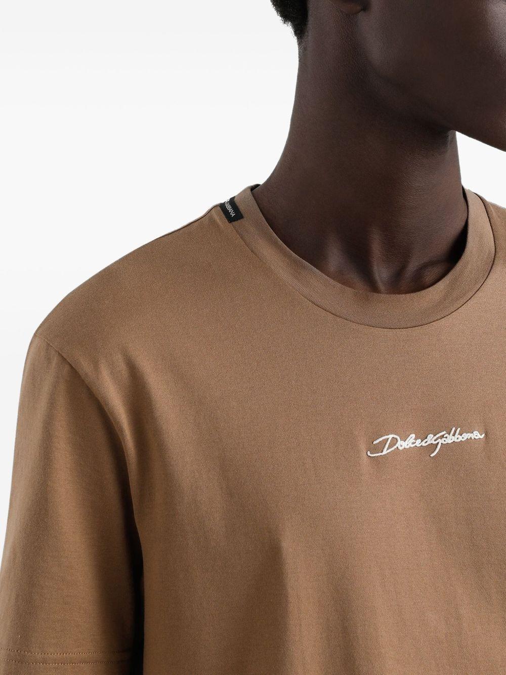logo-print cotton t-shirt Product Image
