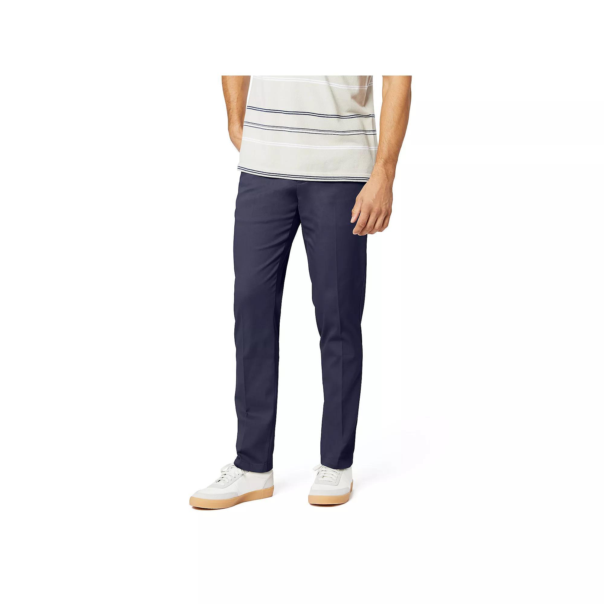 Men's Dockers® Easy Khaki Slim Stretch Flat-Front Pants, Size: 30 X 32, Cloud Product Image
