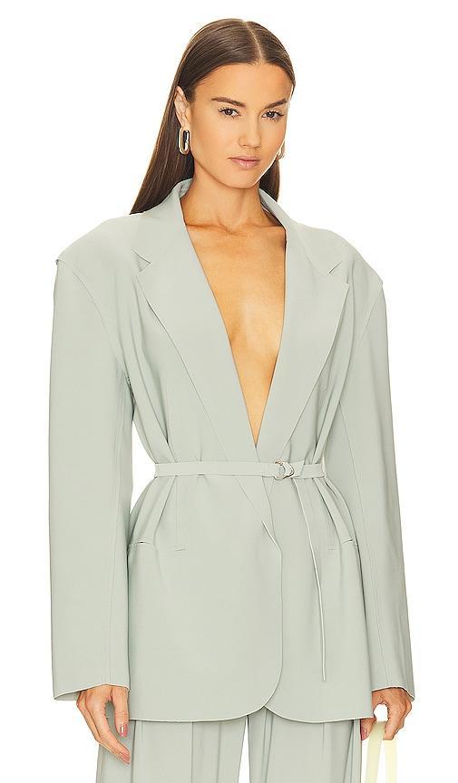 Womens Belted Oversized Jacket Product Image