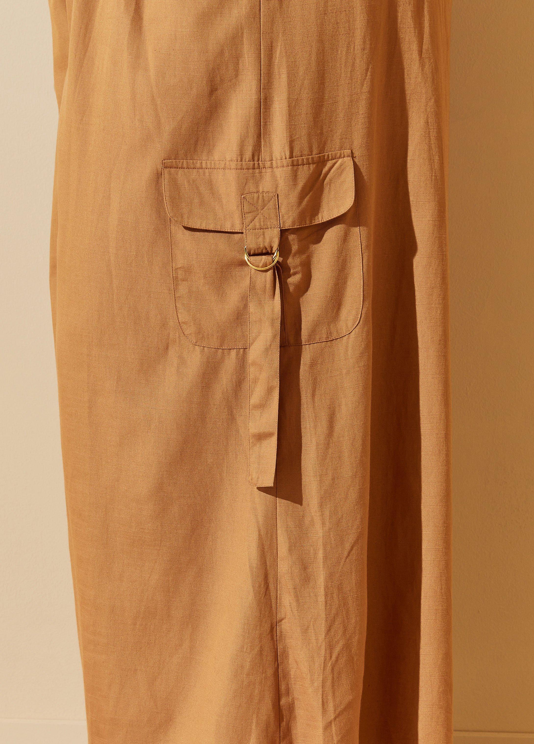 Wide Leg Cargo Jumpsuit Product Image