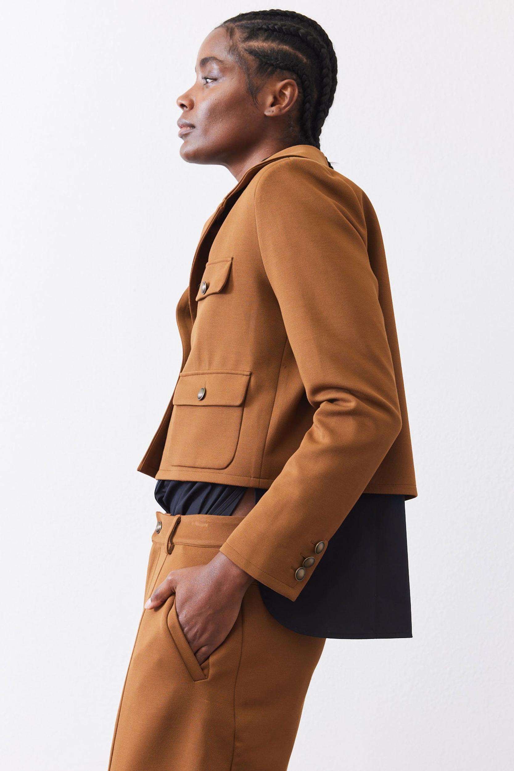 The Collared Stretch Suit Classic Jacket Product Image