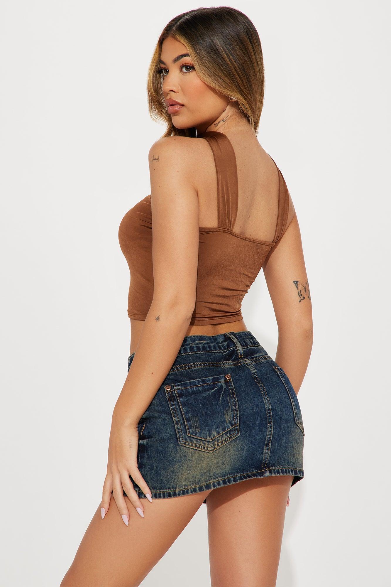 Most Popular Tube Top - Brown Product Image