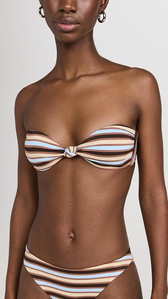 Ramy Brook Striped Margaux Bikini Top | Shopbop Product Image