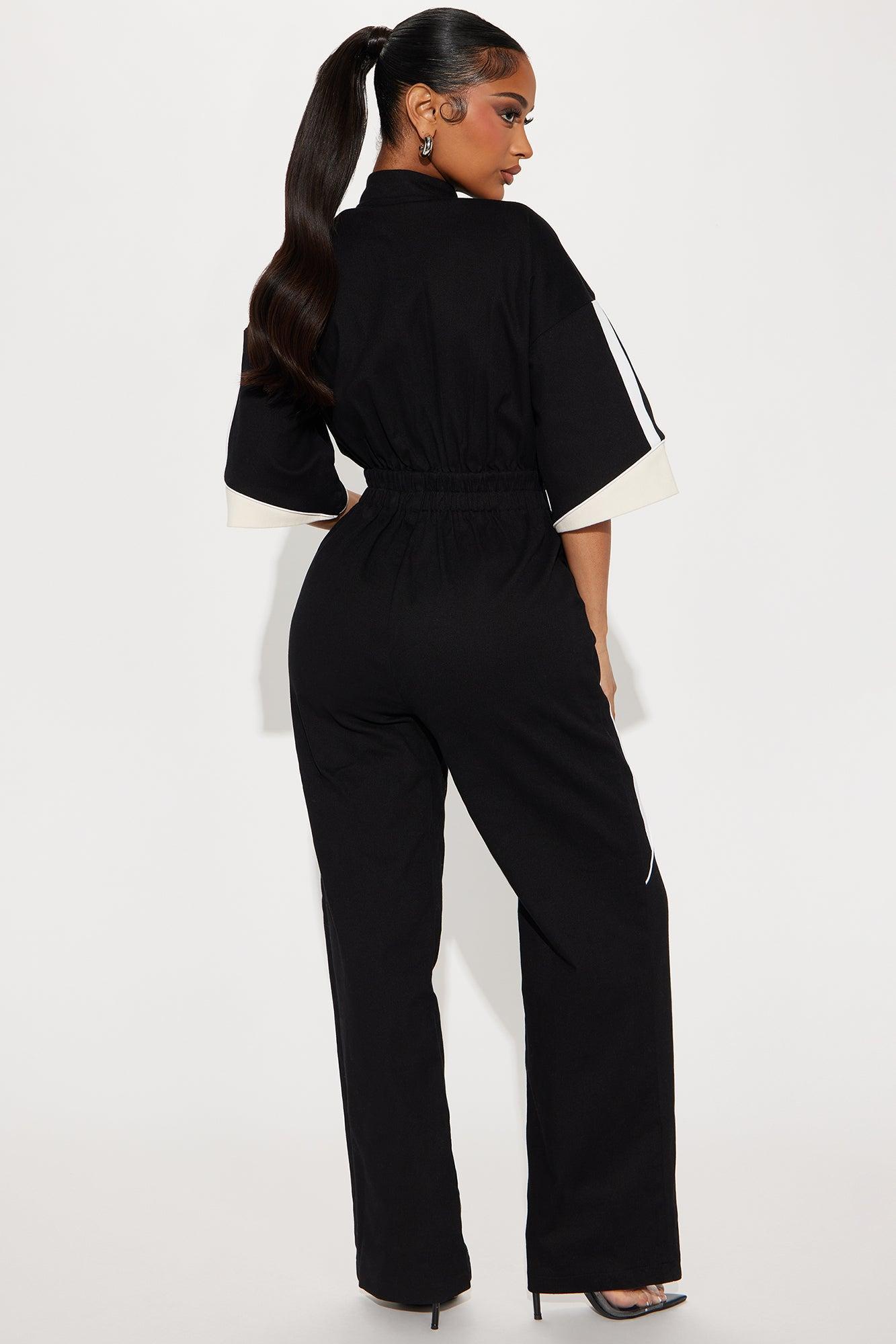 Running Thru Your Mind Jumpsuit - Black Product Image