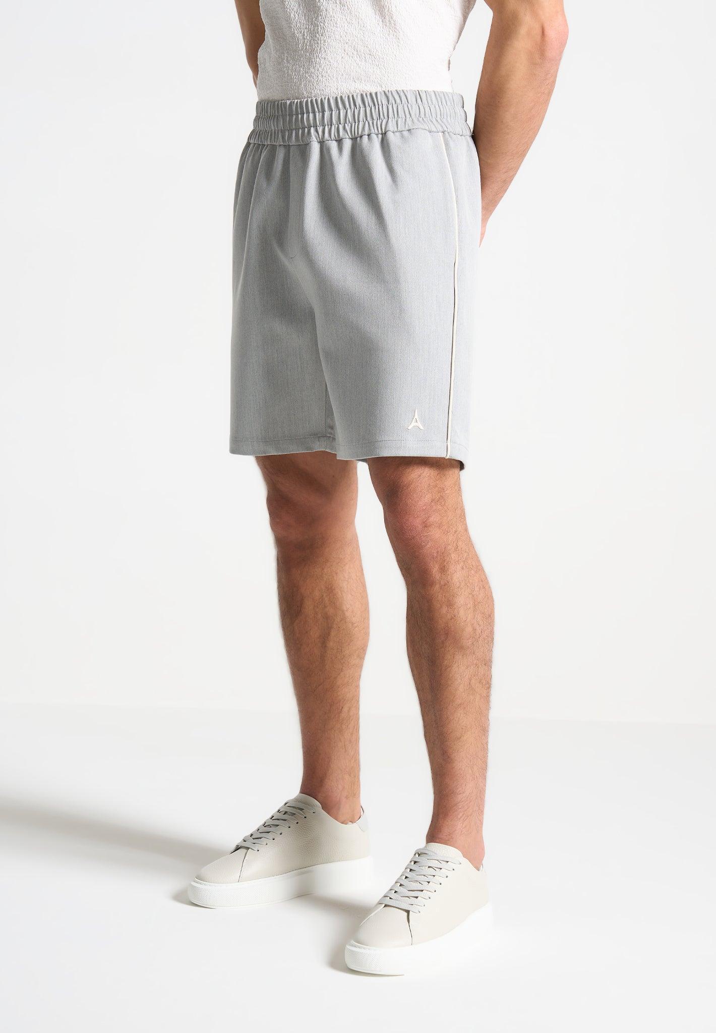 Signature Baseball Shorts - Grey Male Product Image