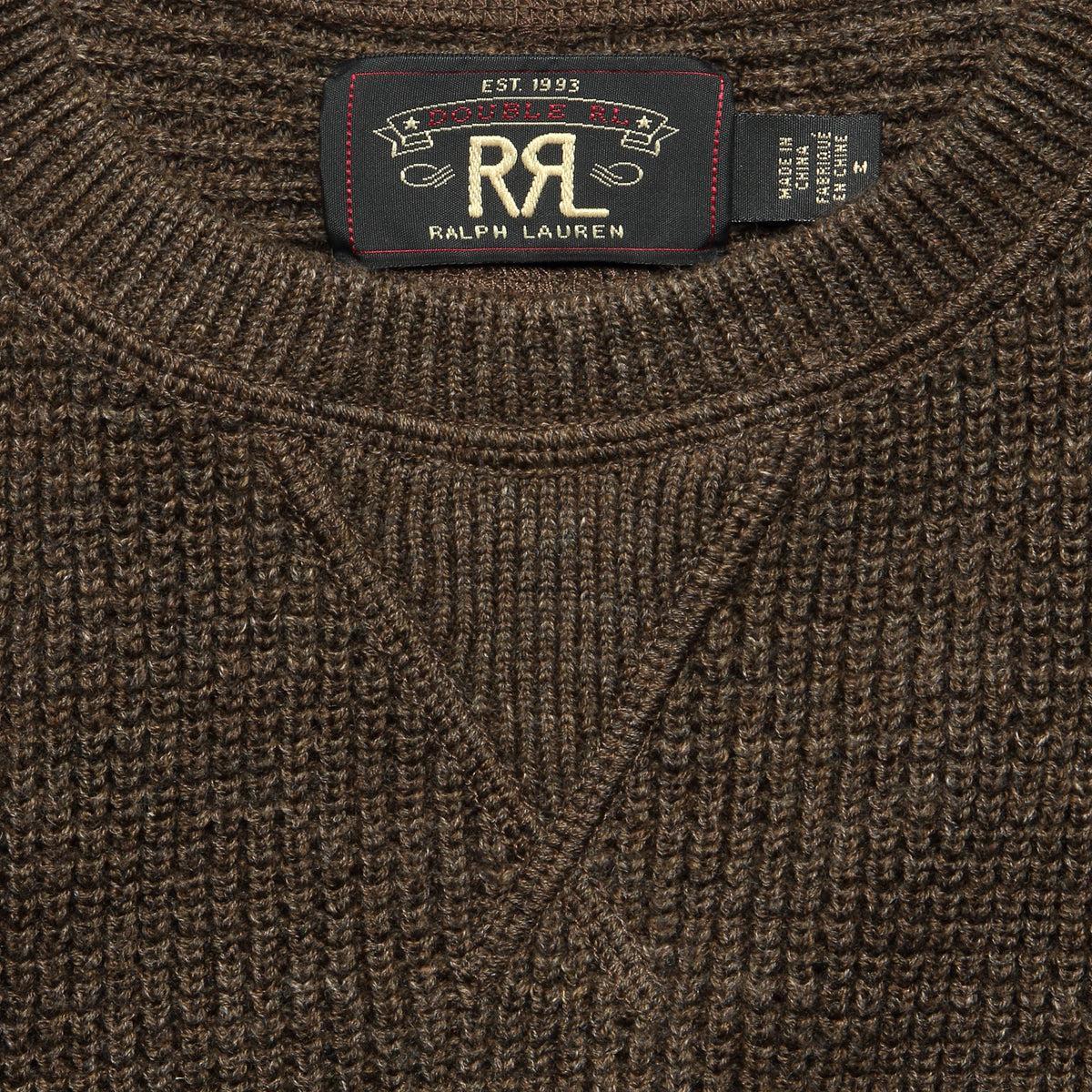 Waffle Knit Sweater - Olive Product Image
