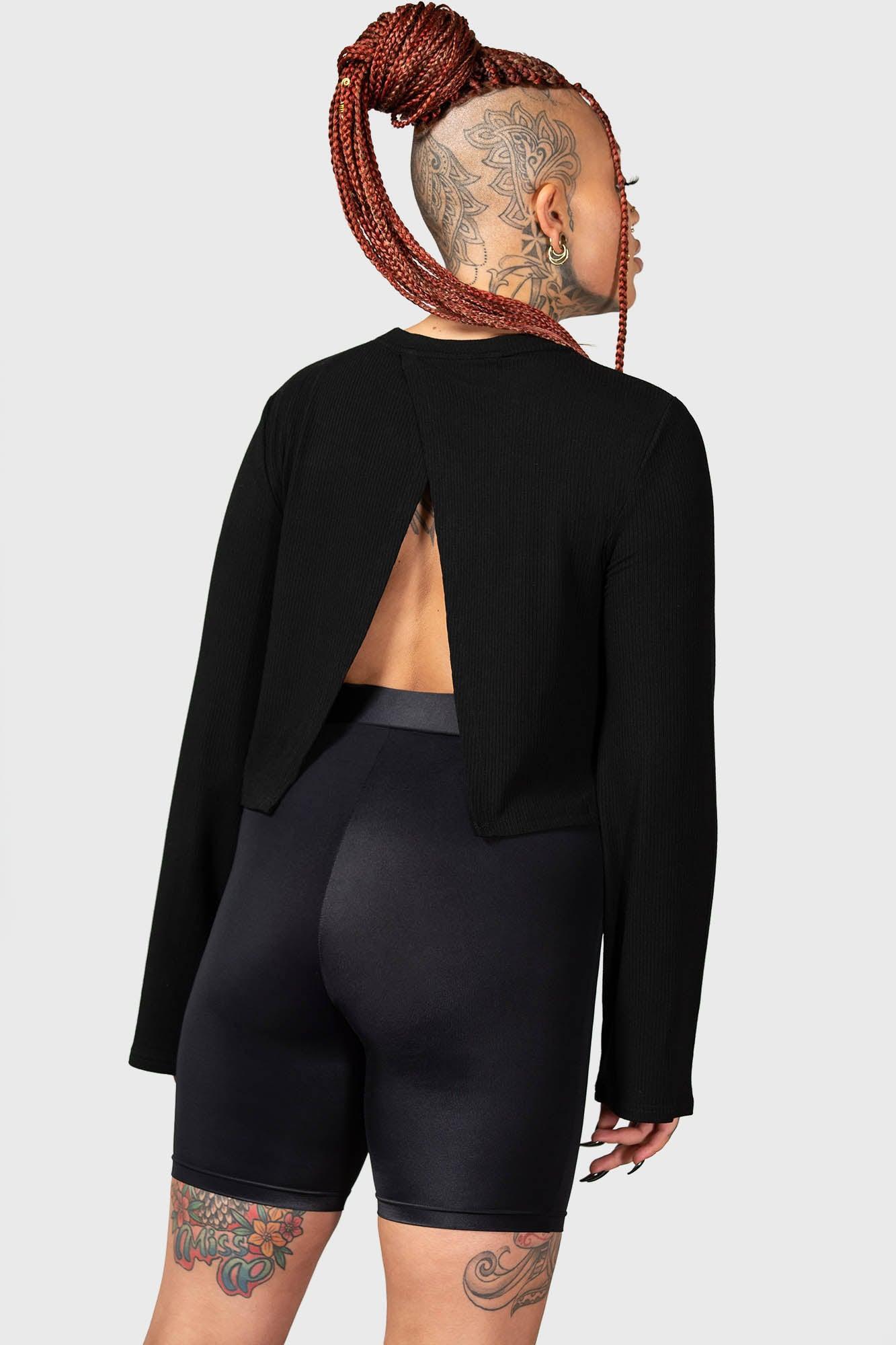 Haunted Affirmations Long Sleeve Top Female Product Image