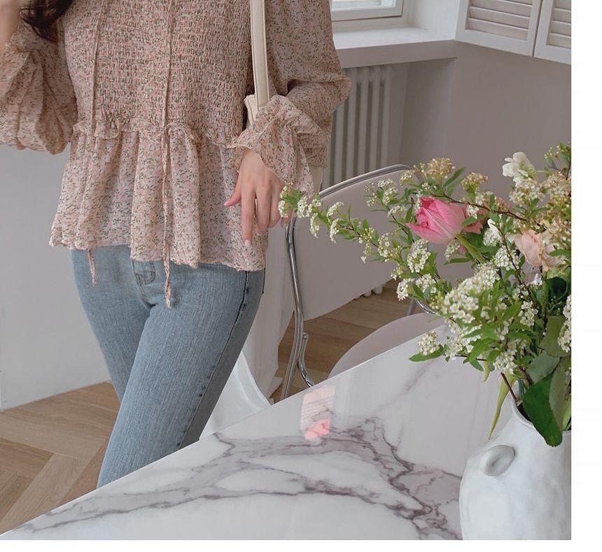 Floral Chiffon Blouse Product Image