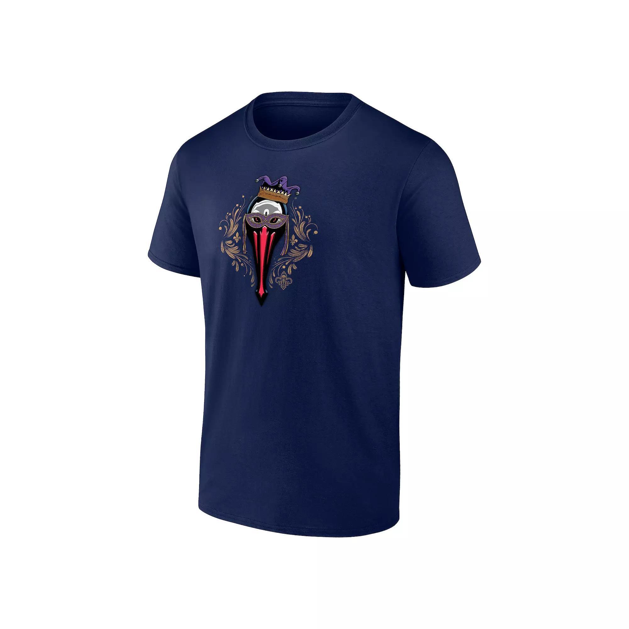 Men's NBA New Orleans Pelicans Pick and Roll Graphic Tee, Size: Large, Blue Product Image